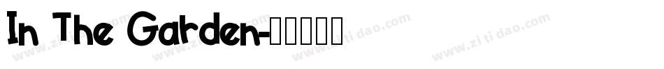 In The Garden字体转换
